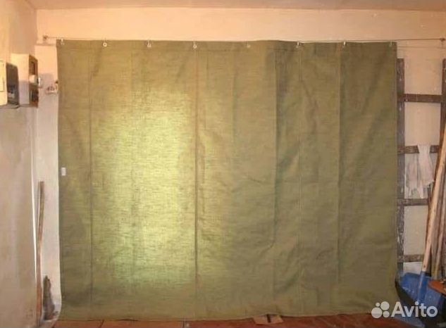 Брезентовая штора в наличии и изготовление, пошив