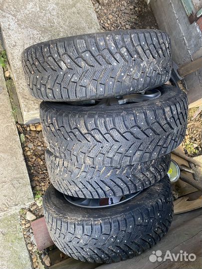 Зимняя резина r15 195 65 на литых дисках