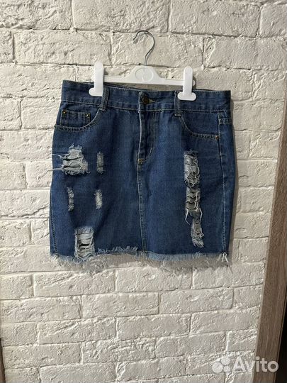Юбка джинсовая