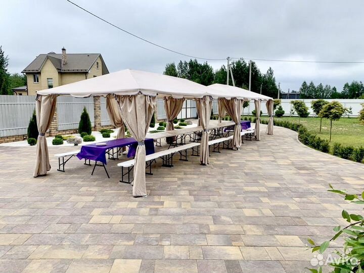 Аренда шатер, :Мебель,Шатер, Столы,Лавки, Зонт