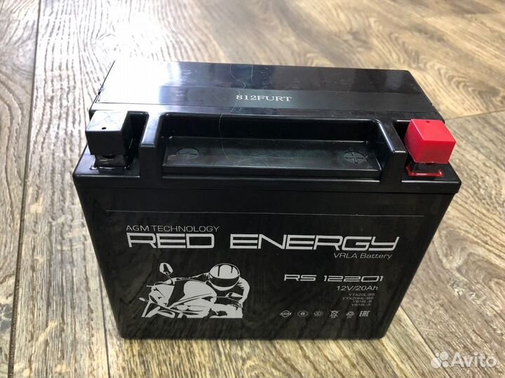 Новый аккумулятор 12в 20а Red Energy RS12201