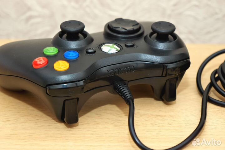 Проводной неоригинальный геймпад для xbox 360 и пк