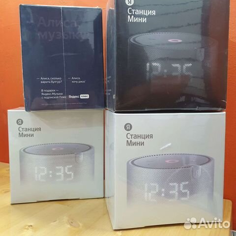 Яндекс станция мини 2 с часами