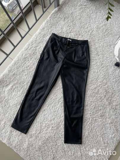 Кожаные брюки Tom Tailor из экокожи