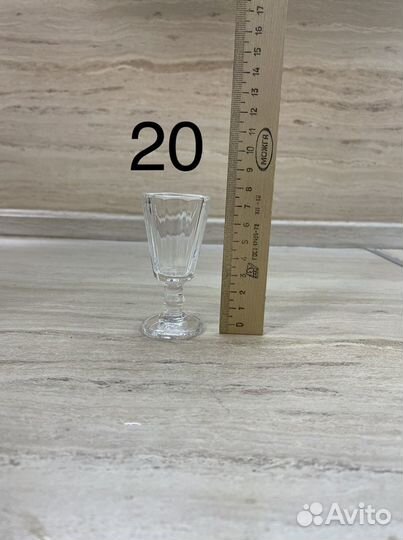 Лафитники - рюмки хрустальные