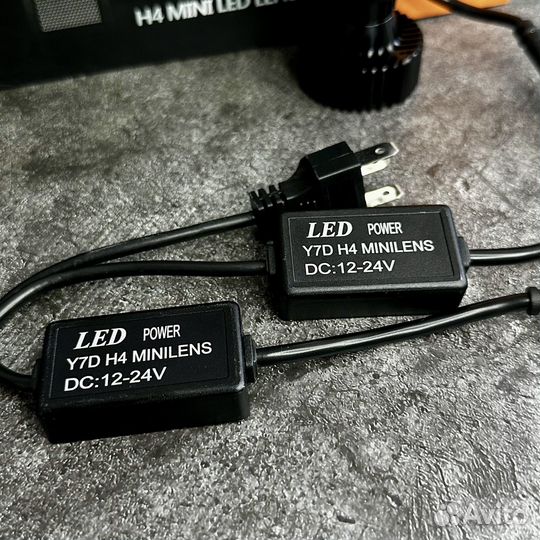 Новые лампы LED, мини линзы H4 Y7D