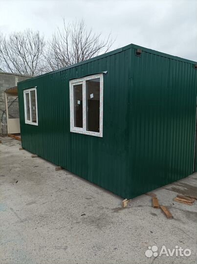 Модульные здания: бытовка с умывальниками