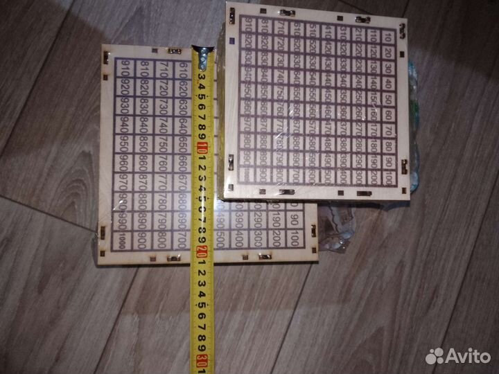 Копилка деревянная 50500 большая, многоразовая