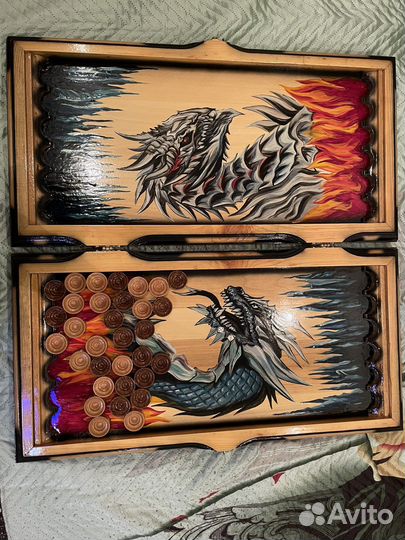 Нарды ручной работы новые