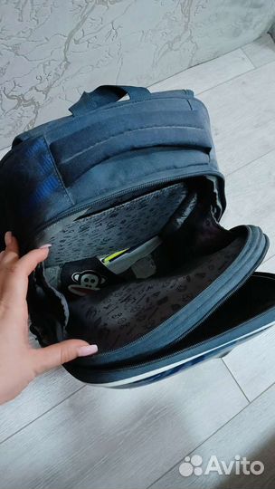 Рюкзак с 3д рисунком, спинка ортопед