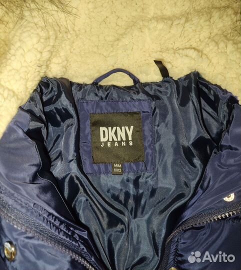 Куртка пальто зимняя dkny новая для девочки140-146