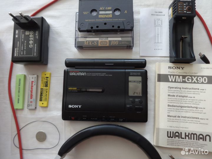 Кассетный плеер sony WM - GX90 красивый