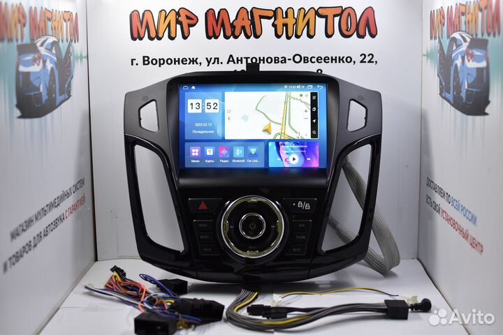 Магнитола Ford Focus 3 DSP 8 ядер 2/32гб
