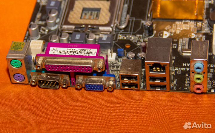 Материнская плата 775 asus P5QPL-AM