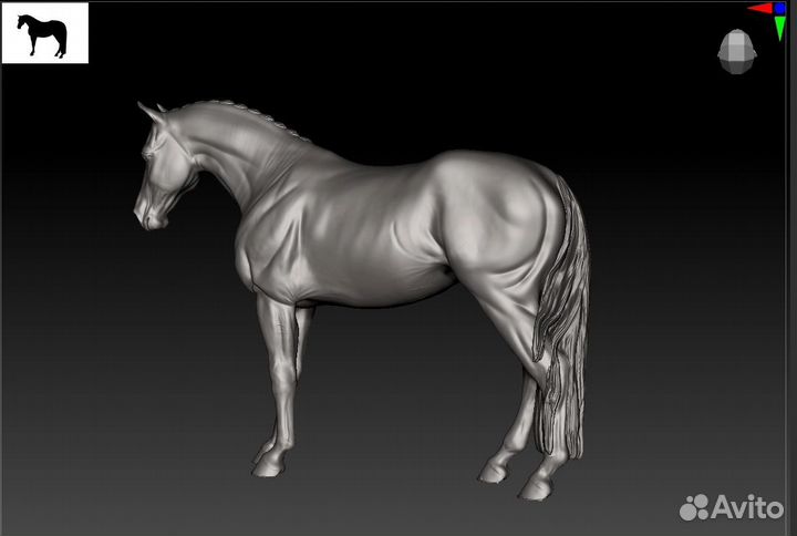 Модель лошади 1:18 и 1:32