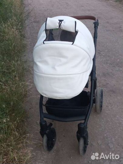 Коляска 2 в 1 MaEma (эко кожа)