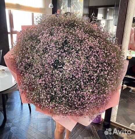 Роскошный гигантский букет из Гипсофилы