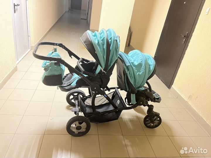 Коляска для двойни mr.Sandman
