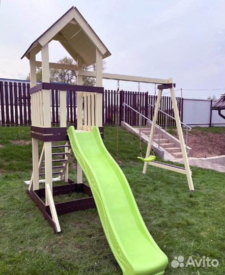 Детская деревянная площадка