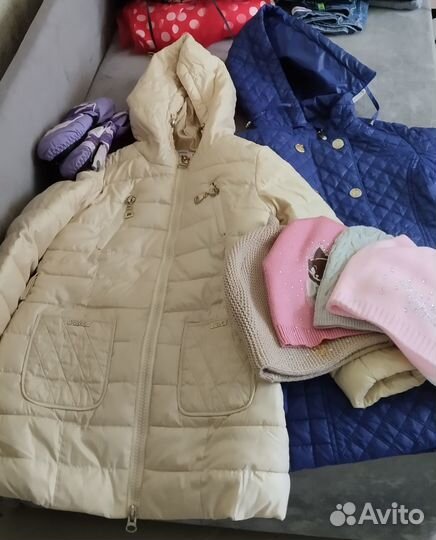 Вещи пакетом на девочку 128-134