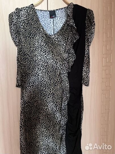 Платье леопардовое