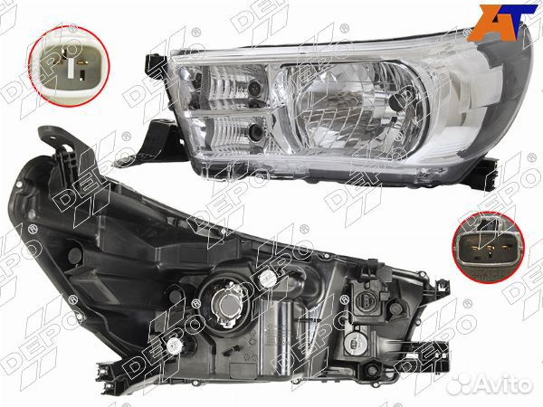 Фара toyota hilux pick UP