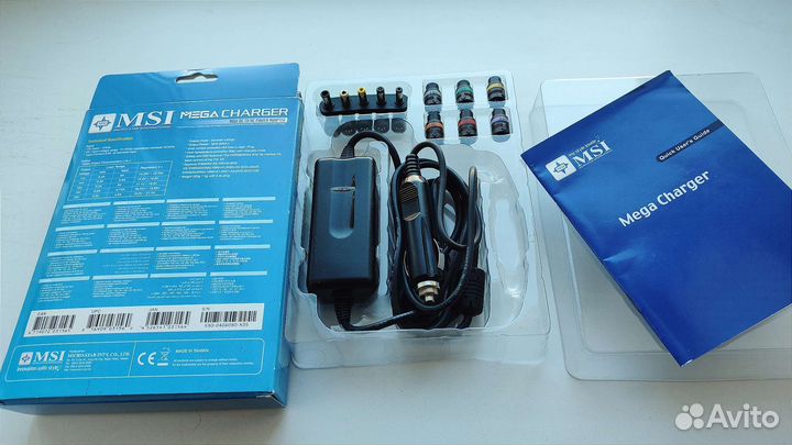 Универсальный авто адаптер для питания ноутбуков