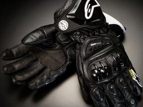 Мотоперчатки Alpinestars GP Pro кожаные черные