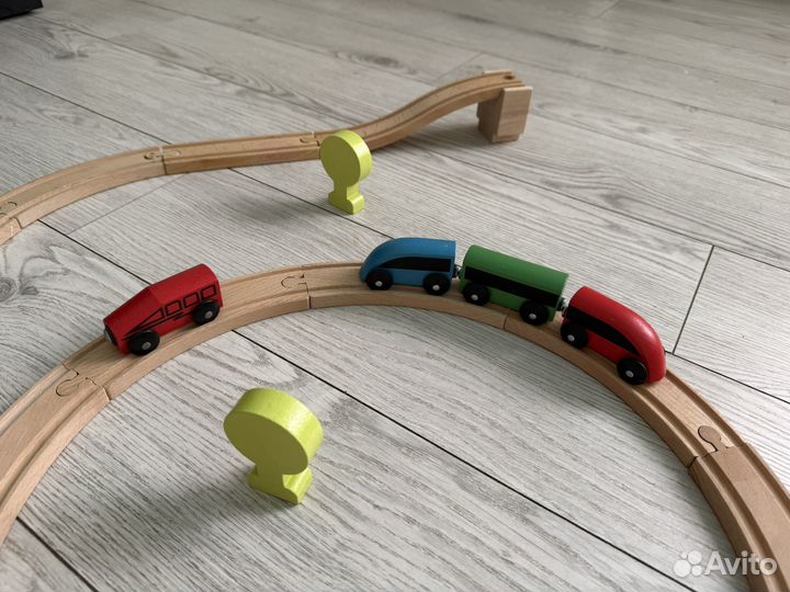 Деревянная железная дорога IKEA