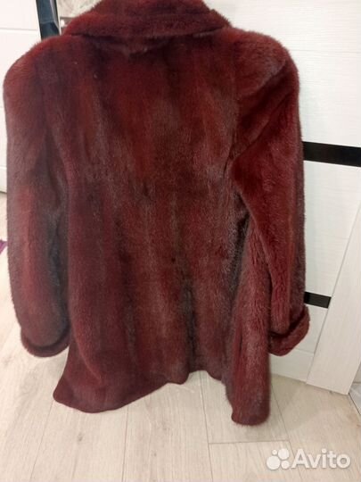 Шуба норковая 48 50 бу