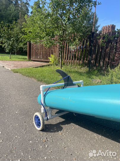 Переноска для сап борда на колесиках