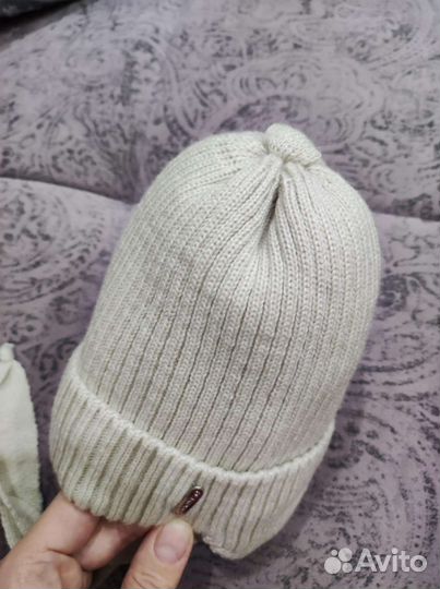 Зимняя шапка для новорожденного