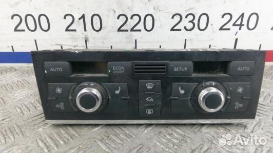 Блок управления печки и климат-контроля audi A6 C6