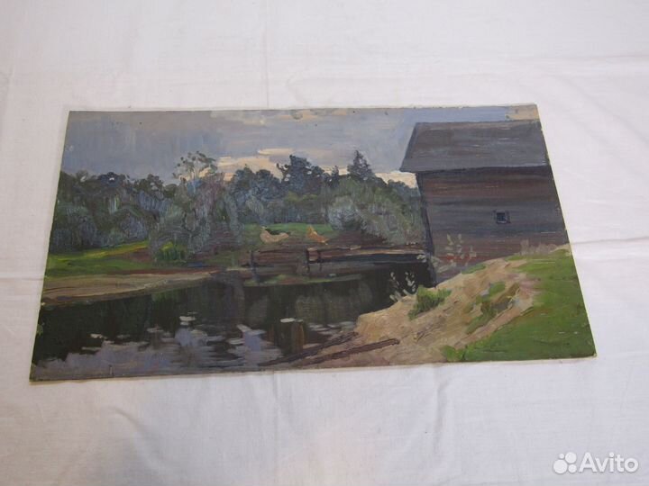 Картина старинная Овчинников СССР №9888