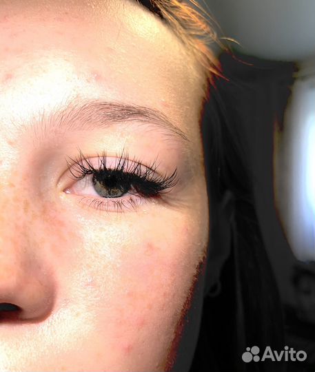 Наращивание ресниц на дому