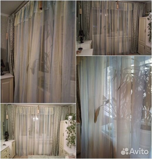Занавески Тюль Шторы Прищепки Кольца СССР