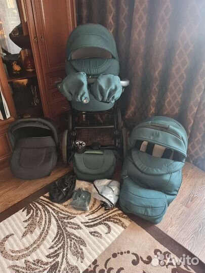 Коляска adamex retro gloria 3 в 1