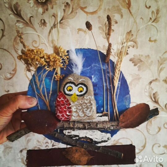 Осенняя поделка. Птички