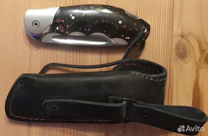 Нож складной Орёл кованный, новый