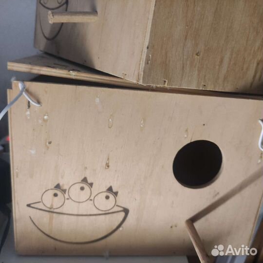 Клетка для птиц ферпласт ferplast и2домика большие