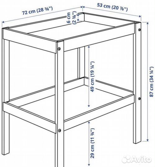 Пеленальный столик IKEA