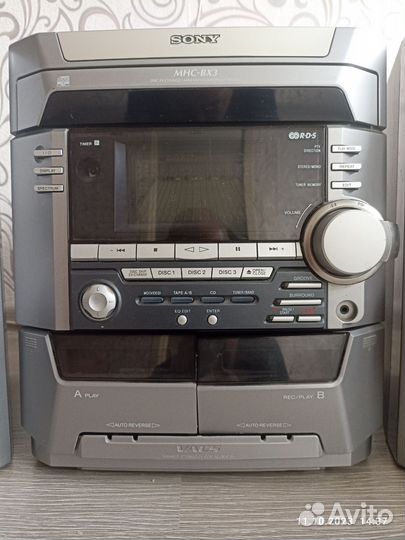Музыкальный центр sony MHC BX 3