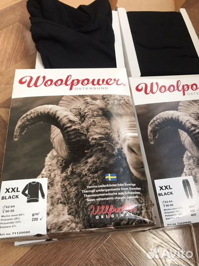 Шведское термобелье woolpower L,XL,2XL,3XL