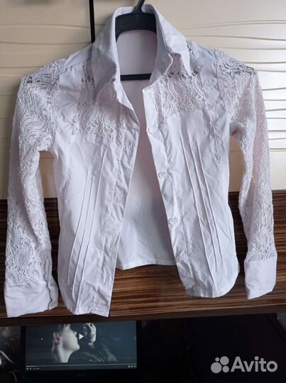 Рубашка школьная 140