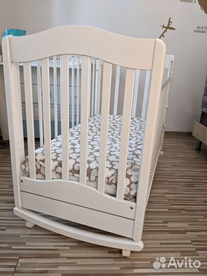 Детская кровать с ящиком