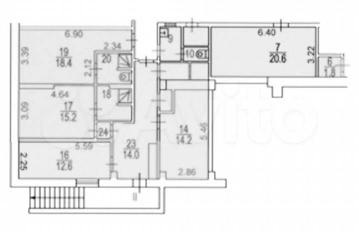 Свободного назначения, 70 м²