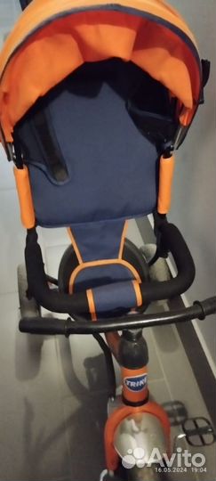 Детский велосипед-коляска (кошелев)