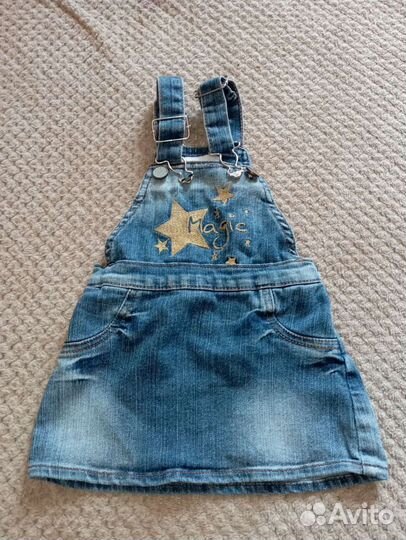 Джинсовый сарафан для девочки