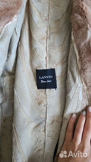 Норковый пиджак Lanvin
