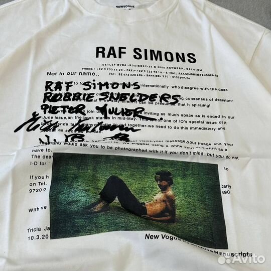 Футболка Raf simons